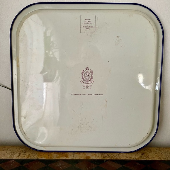 Vintage Daher Blue and White Decorative Plate - Picture 2 of 4